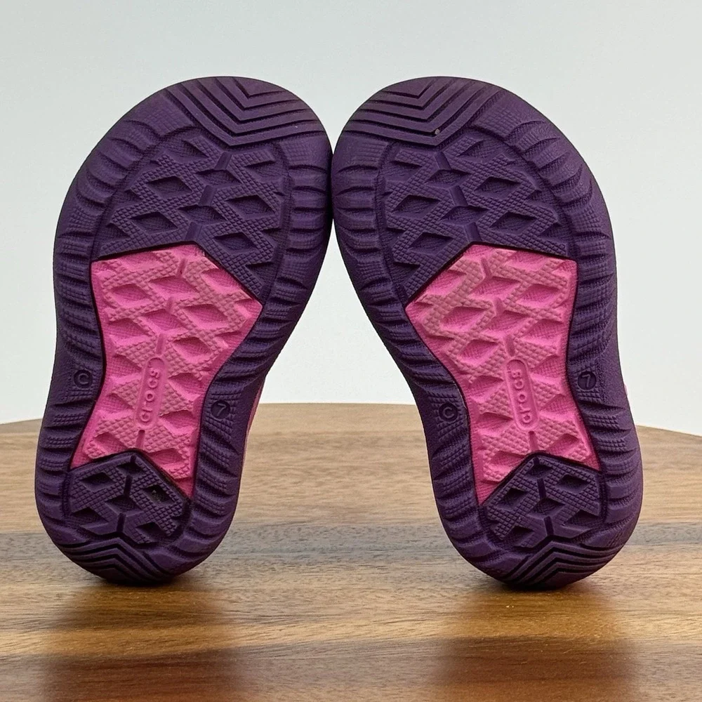 Little Kids‎ Girls Crocs Swiftwater Play Pink Outdoor Walking Water Shoes Size 7